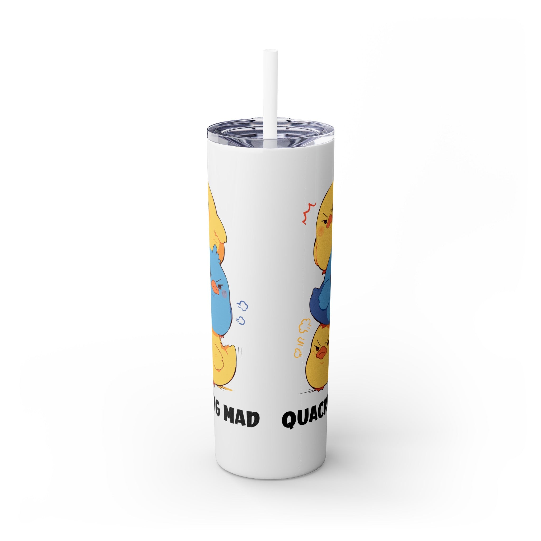 Kawaii，20盎司不锈钢防漏玻璃杯 T20-2405-Kawaii-Duck-001