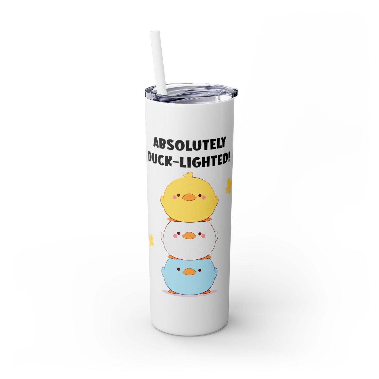 Kawaii, 20 Oz Tumbler, Stainless Steel, Leakproof T20-2405-Kawaii-Duck-002