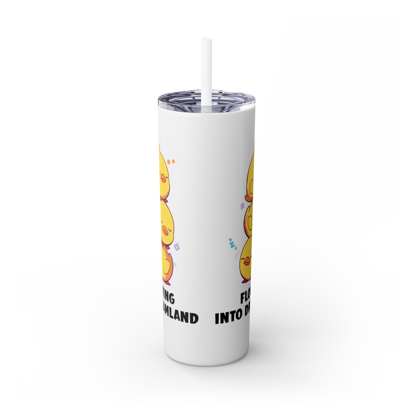 Kawaii, 20 Oz Tumbler, Stainless Steel, Leakproof T20-2405-Kawaii-Duck-003