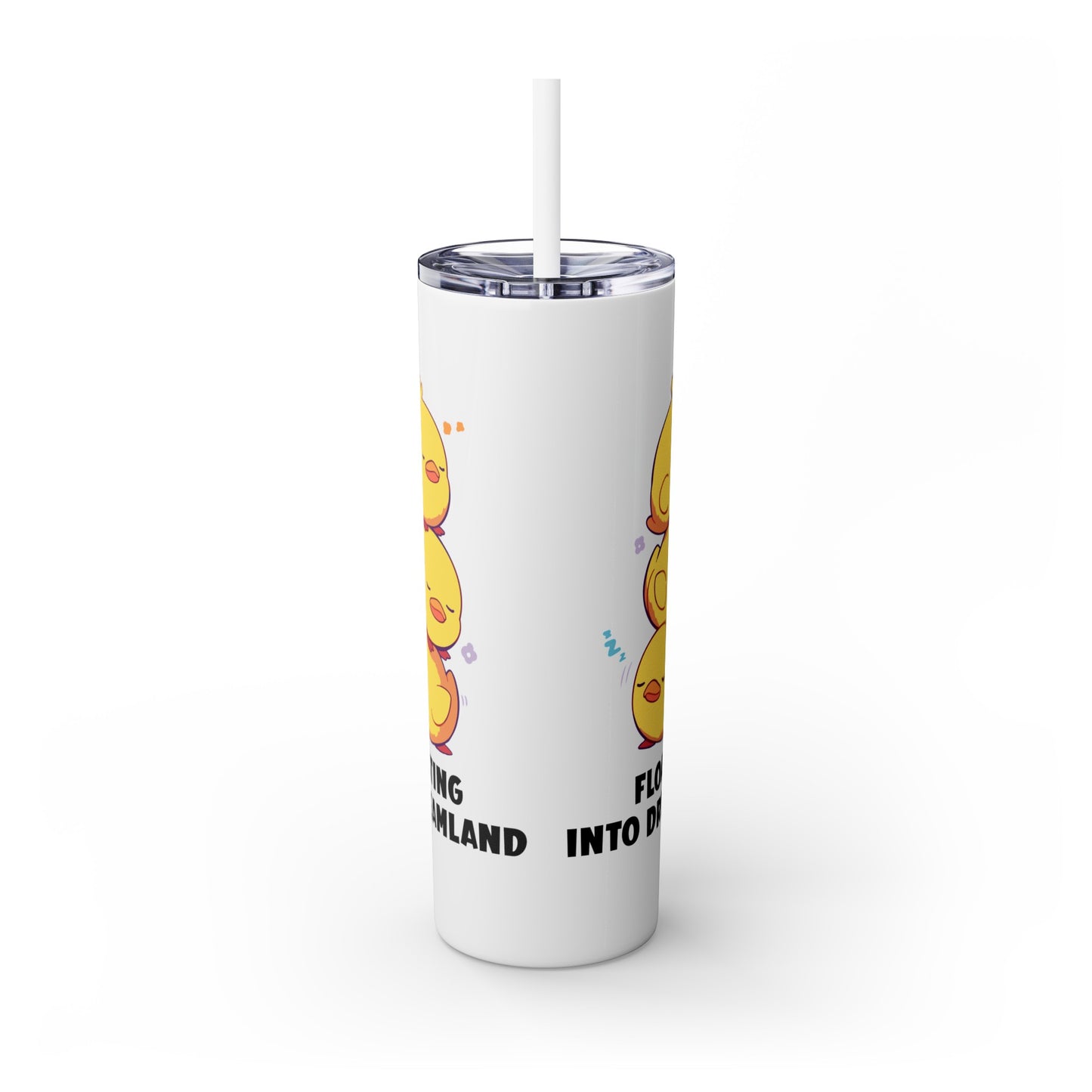 Kawaii, 20 Oz Tumbler, Stainless Steel, Leakproof T20-2405-Kawaii-Duck-003