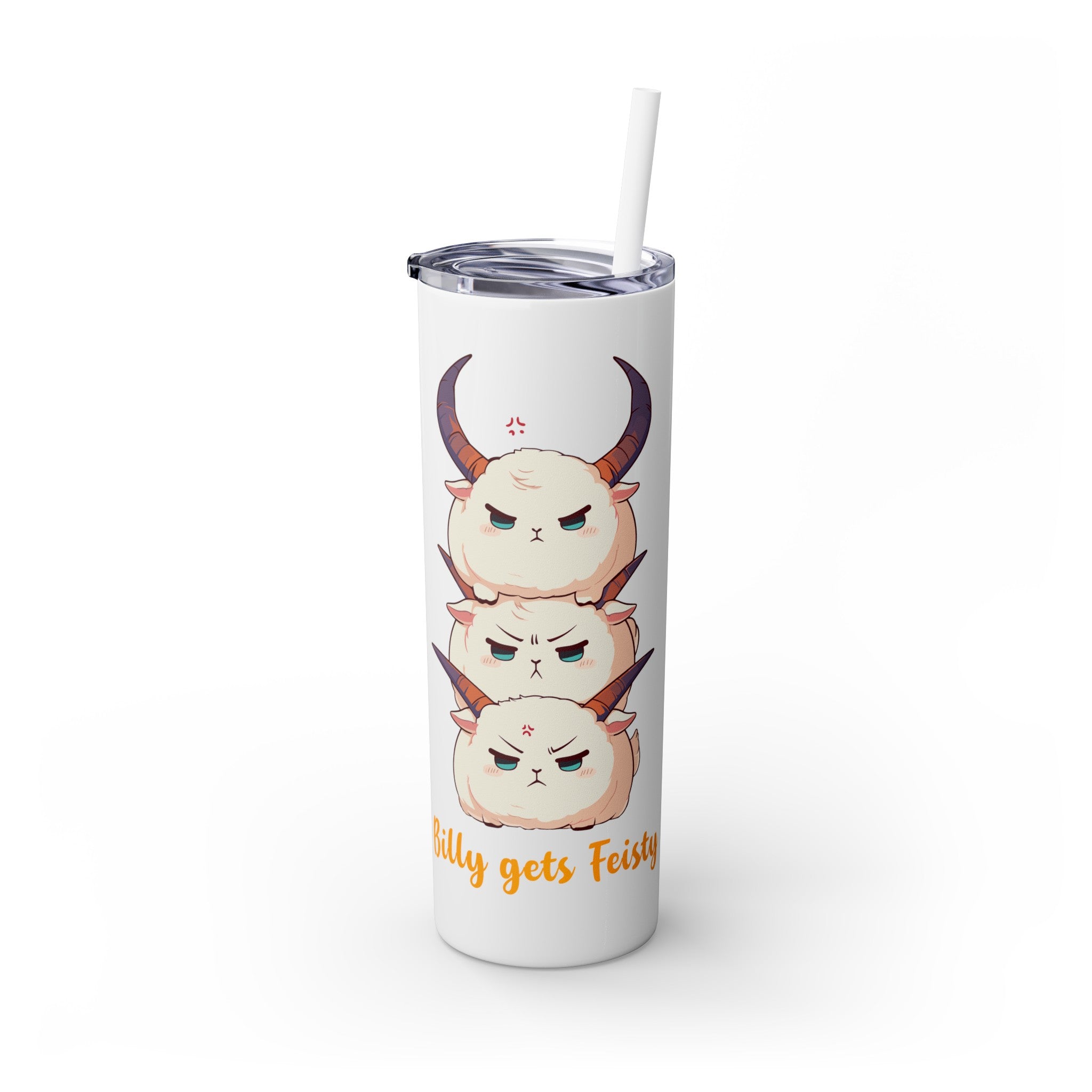 Kawaii，20盎司不锈钢防漏玻璃杯 T20-2405-Kawaii-Goat-001