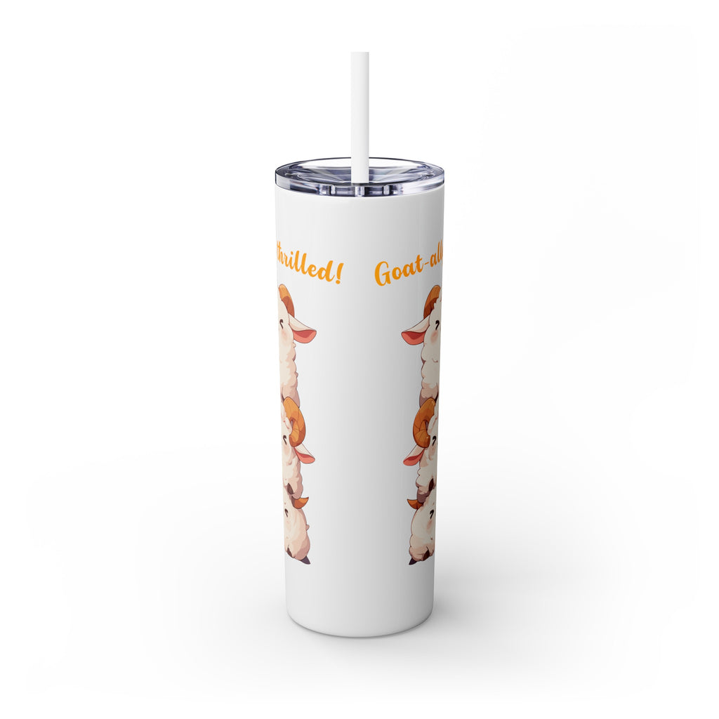 Kawaii，20盎司不锈钢防漏玻璃杯 T20-2405-Kawaii-Goat-002