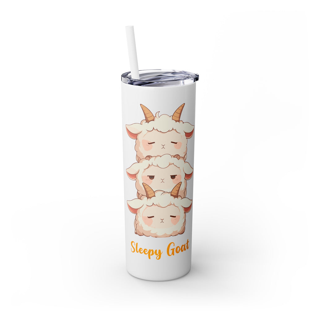 Kawaii，20盎司不锈钢防漏玻璃杯 T20-2405-Kawaii-Goat-003
