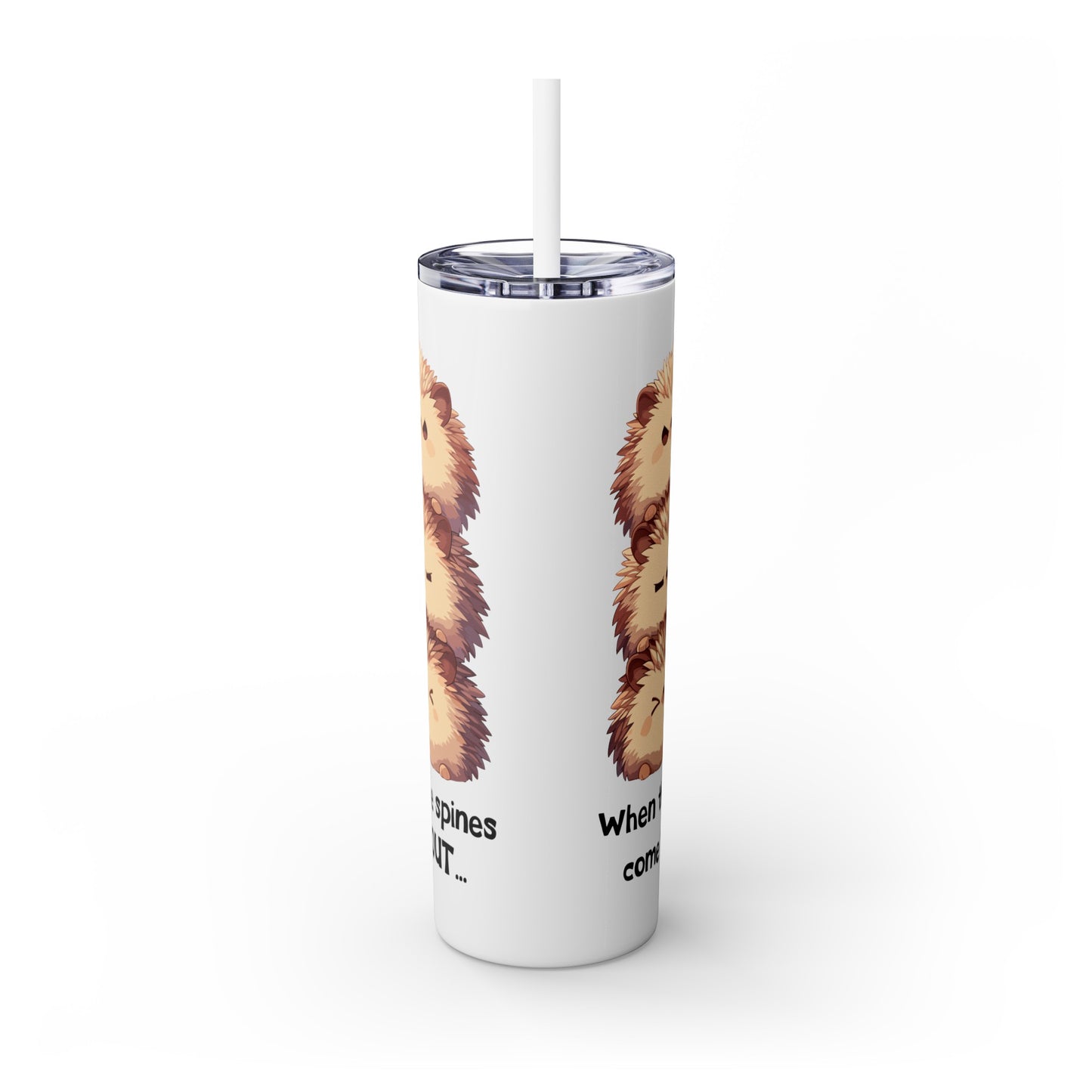 Kawaii, 20 Oz Tumbler, Stainless Steel, Leakproof T20-2405-Kawaii-Hedgehog-001