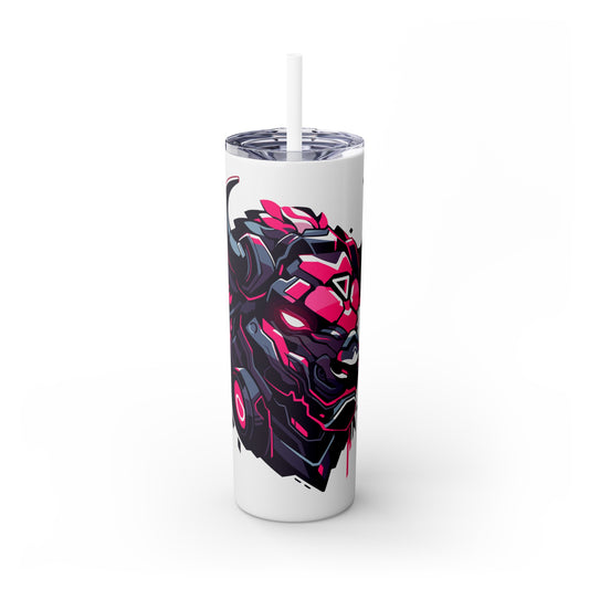 Mascot Logo, 20 Oz Tumbler, Stainless Steel, Leakproof T20-2405-Mascot-Bull-001