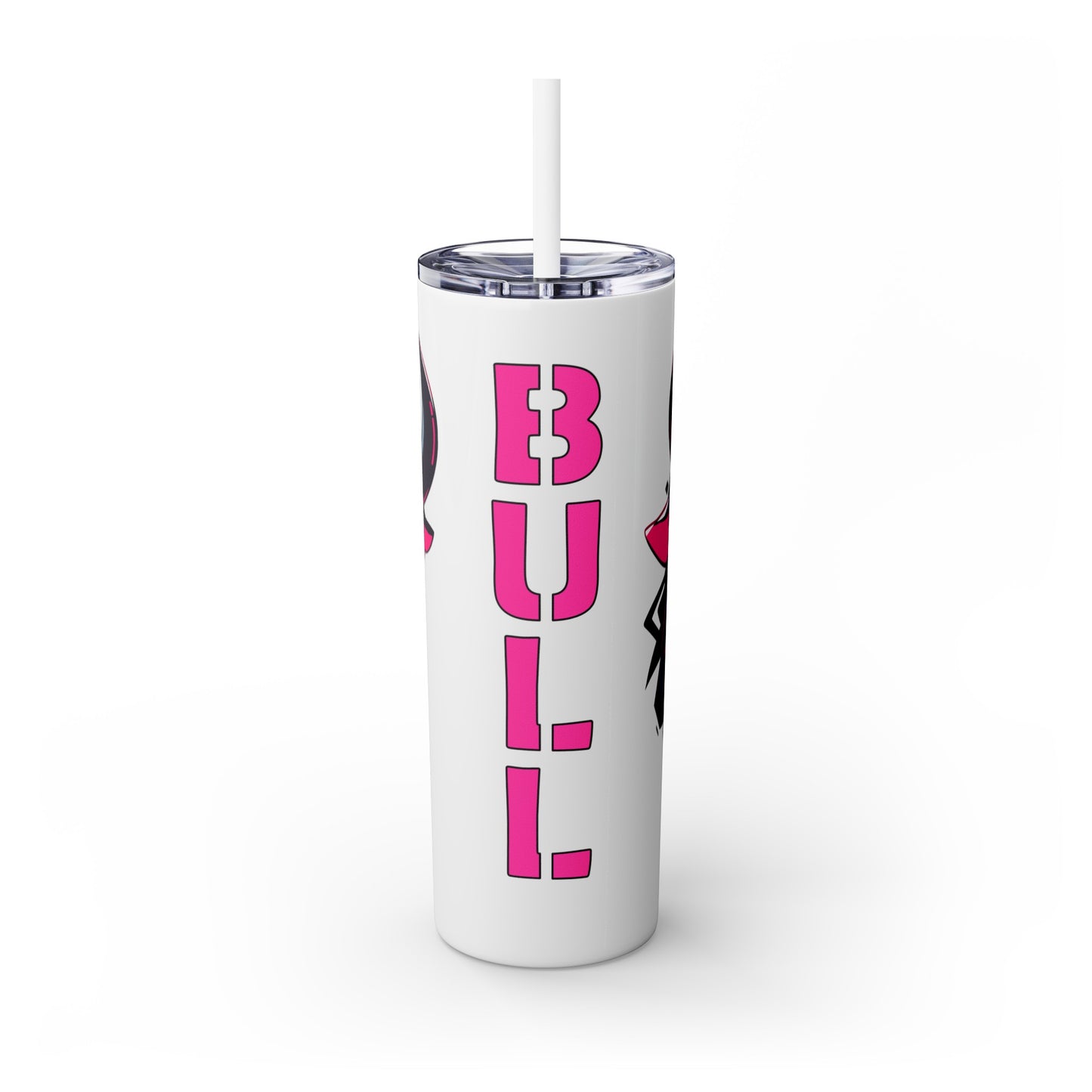 Mascot Logo, 20 Oz Tumbler, Stainless Steel, Leakproof T20-2405-Mascot-Bull-001