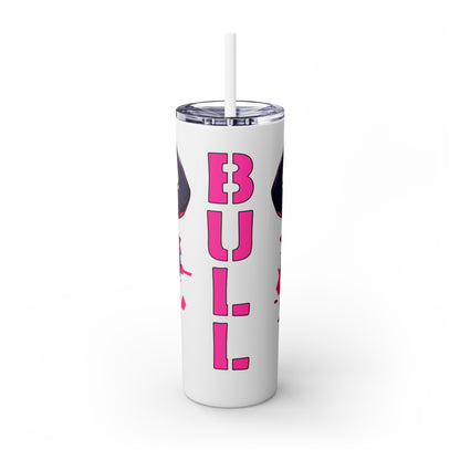 Mascot Logo, 20 Oz Tumbler, Stainless Steel, Leakproof T20-2405-Mascot-Bull-002