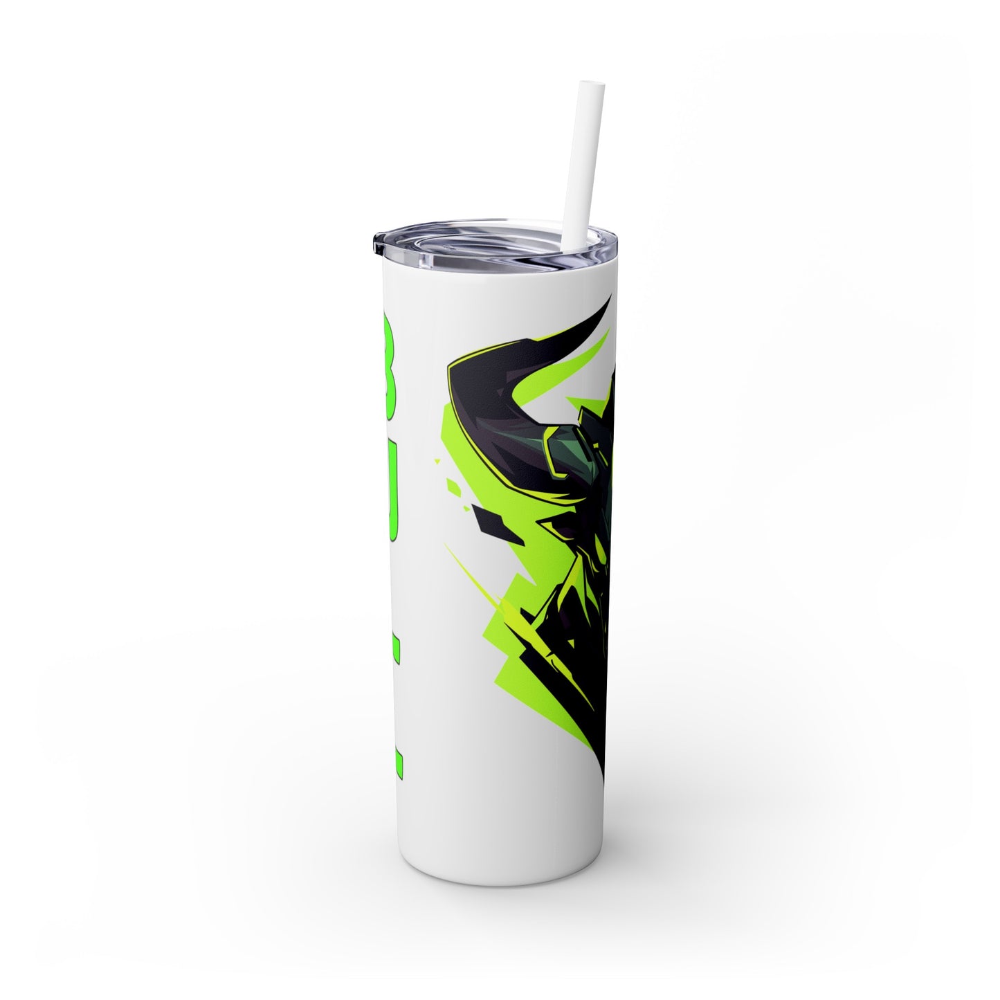 Mascot Logo, 20 Oz Tumbler, Stainless Steel, Leakproof T20-2405-Mascot-Bull-005