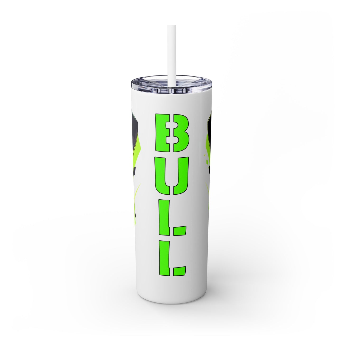 Mascot Logo, 20 Oz Tumbler, Stainless Steel, Leakproof T20-2405-Mascot-Bull-005