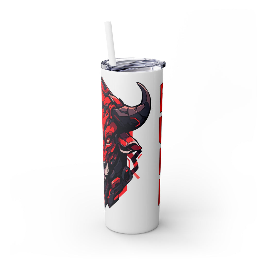 吉祥物标志，20盎司不锈钢防漏玻璃杯 T20-2405-Mascot-Bull-009