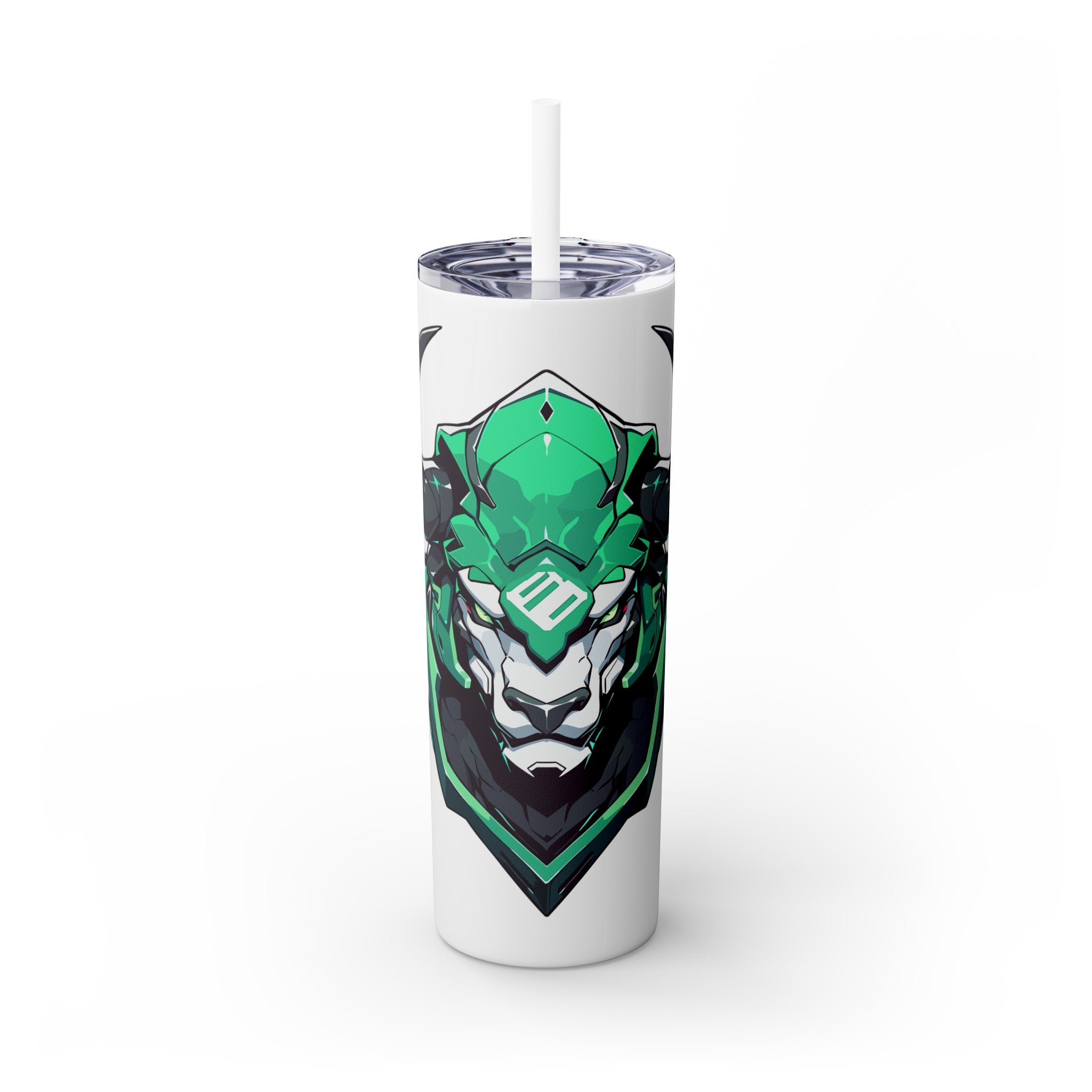 吉祥物标志，20盎司不锈钢防漏玻璃杯 T20-2405-Mascot-Bull-011