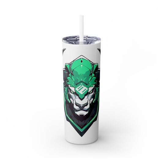 Mascot Logo, 20 Oz Tumbler, Stainless Steel, Leakproof T20-2405-Mascot-Bull-011