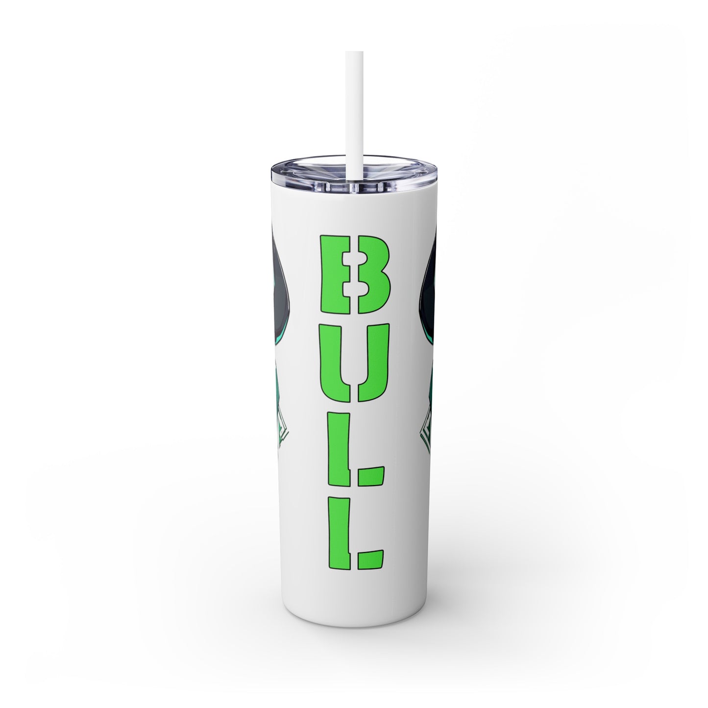 Mascot Logo, 20 Oz Tumbler, Stainless Steel, Leakproof T20-2405-Mascot-Bull-011