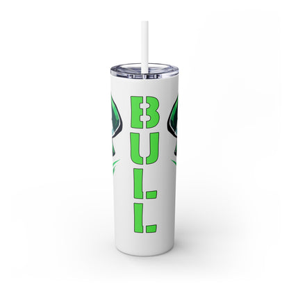 Mascot Logo, 20 Oz Tumbler, Stainless Steel, Leakproof T20-2405-Mascot-Bull-012