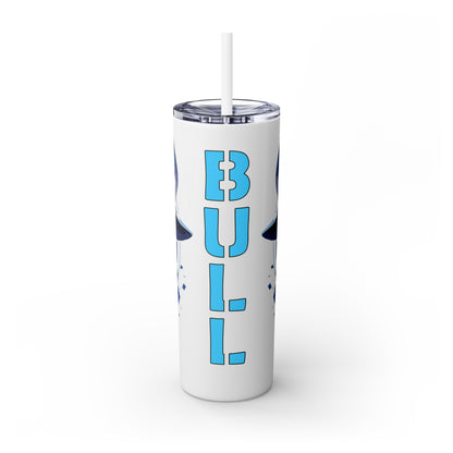 Mascot Logo, 20 Oz Tumbler, Stainless Steel, Leakproof T20-2405-Mascot-Bull-013