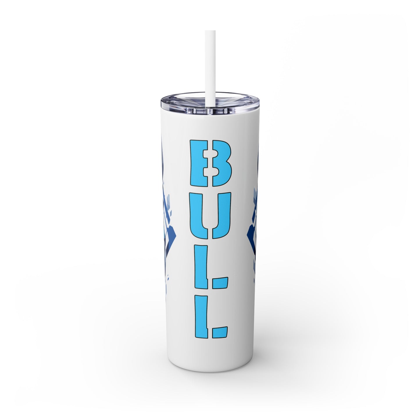 Mascot Logo, 20 Oz Tumbler, Stainless Steel, Leakproof T20-2405-Mascot-Bull-014