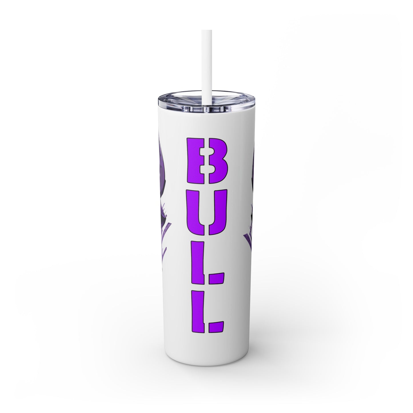 Mascot Logo, 20 Oz Tumbler, Stainless Steel, Leakproof T20-2405-Mascot-Bull-016