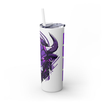 Mascot Logo, 20 Oz Tumbler, Stainless Steel, Leakproof T20-2405-Mascot-Bull-016