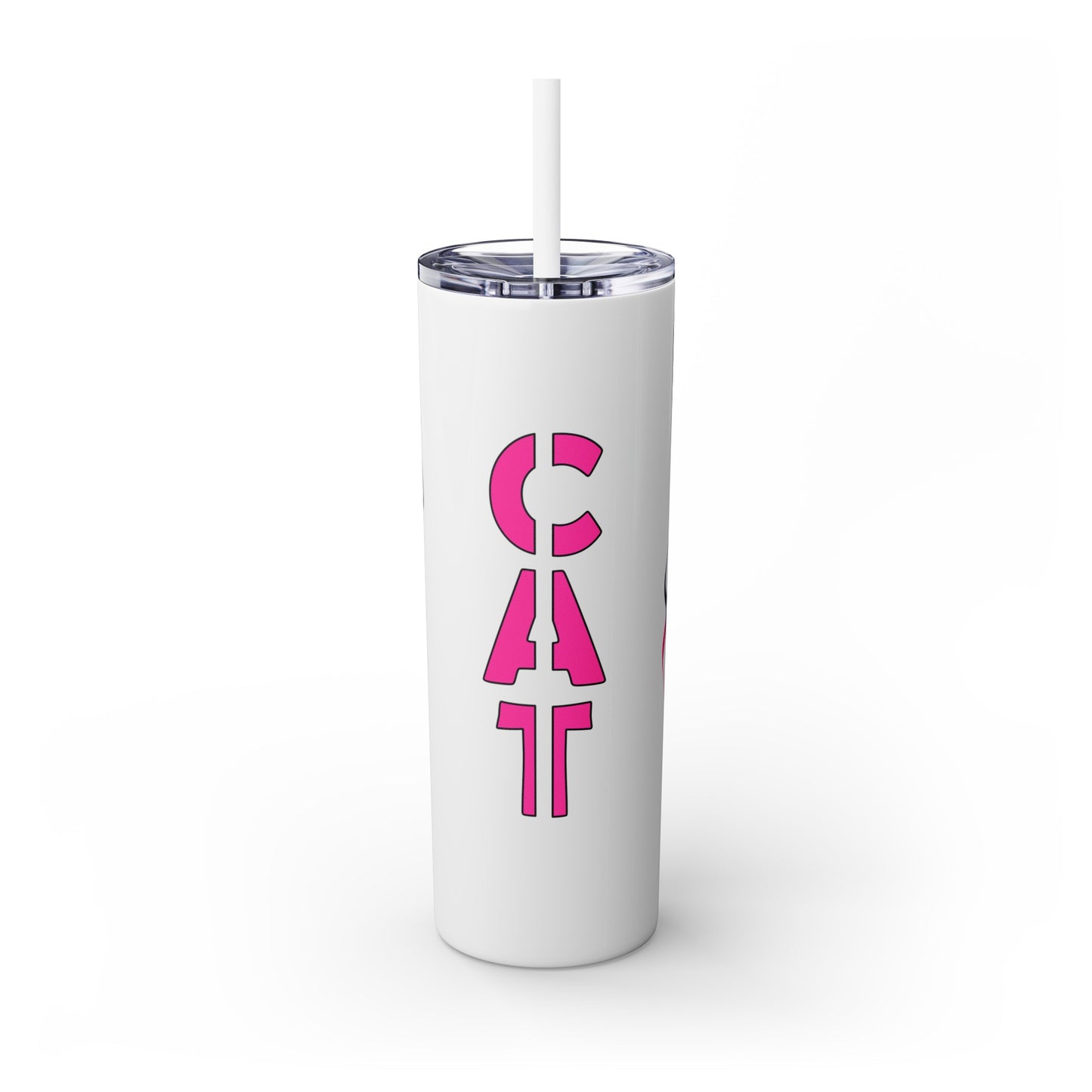 Mascot Logo, 20 Oz Tumbler, Stainless Steel, Leakproof T20-2405-Mascot-Cat-001