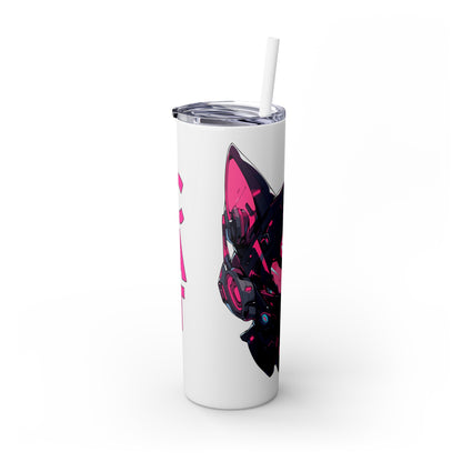 Mascot Logo, 20 Oz Tumbler, Stainless Steel, Leakproof T20-2405-Mascot-Cat-002