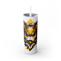 吉祥物标志，20盎司玻璃杯，不锈钢，防漏 T20-2405-Mascot-Cat-003