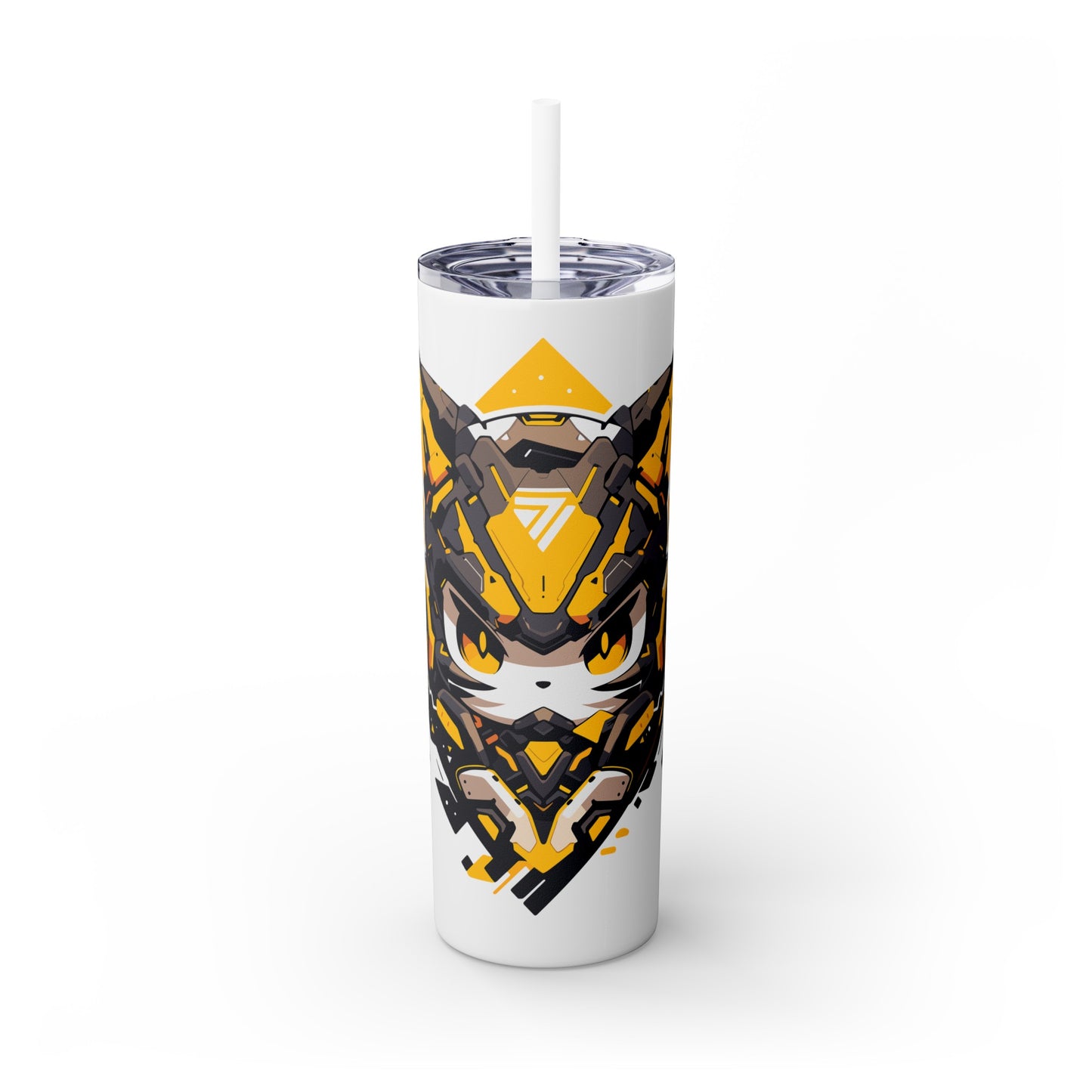 Mascot Logo, 20 Oz Tumbler, Stainless Steel, Leakproof T20-2405-Mascot-Cat-003