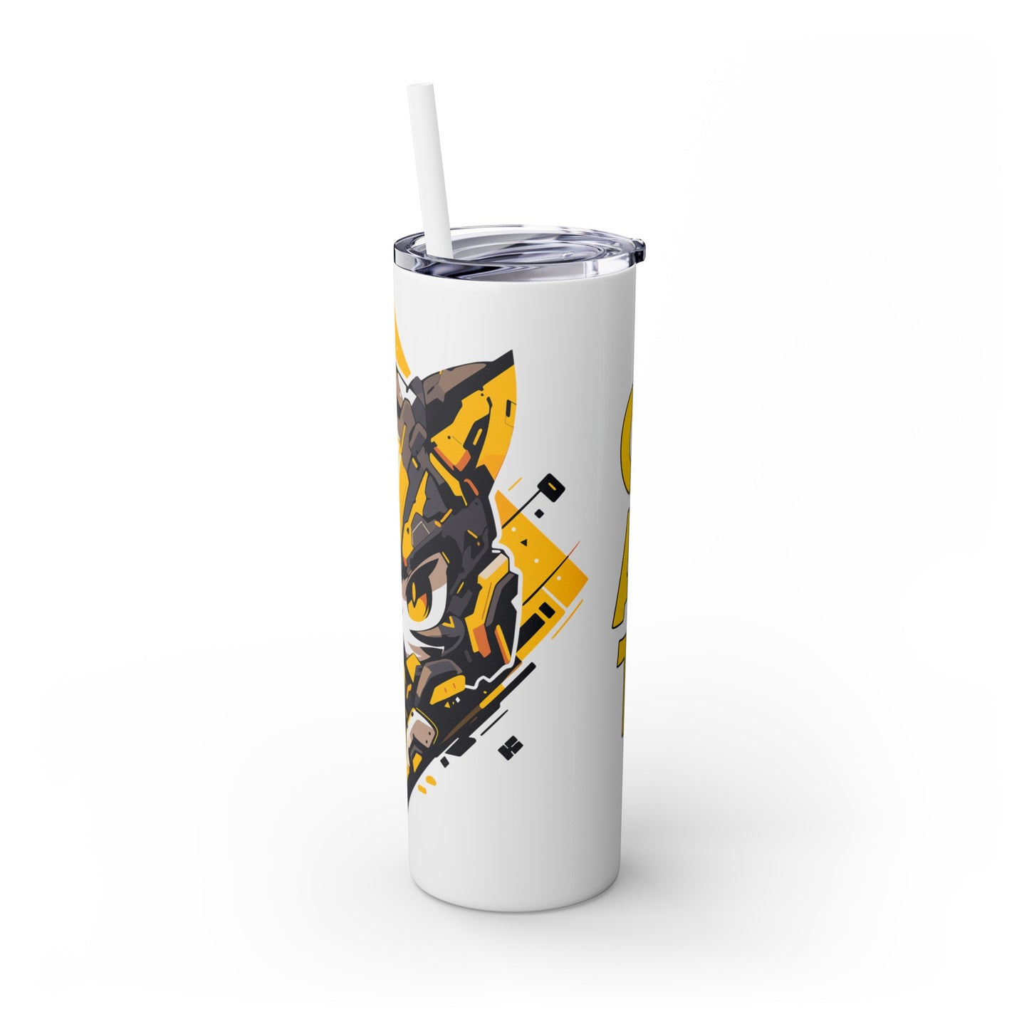 Mascot Logo, 20 Oz Tumbler, Stainless Steel, Leakproof T20-2405-Mascot-Cat-003