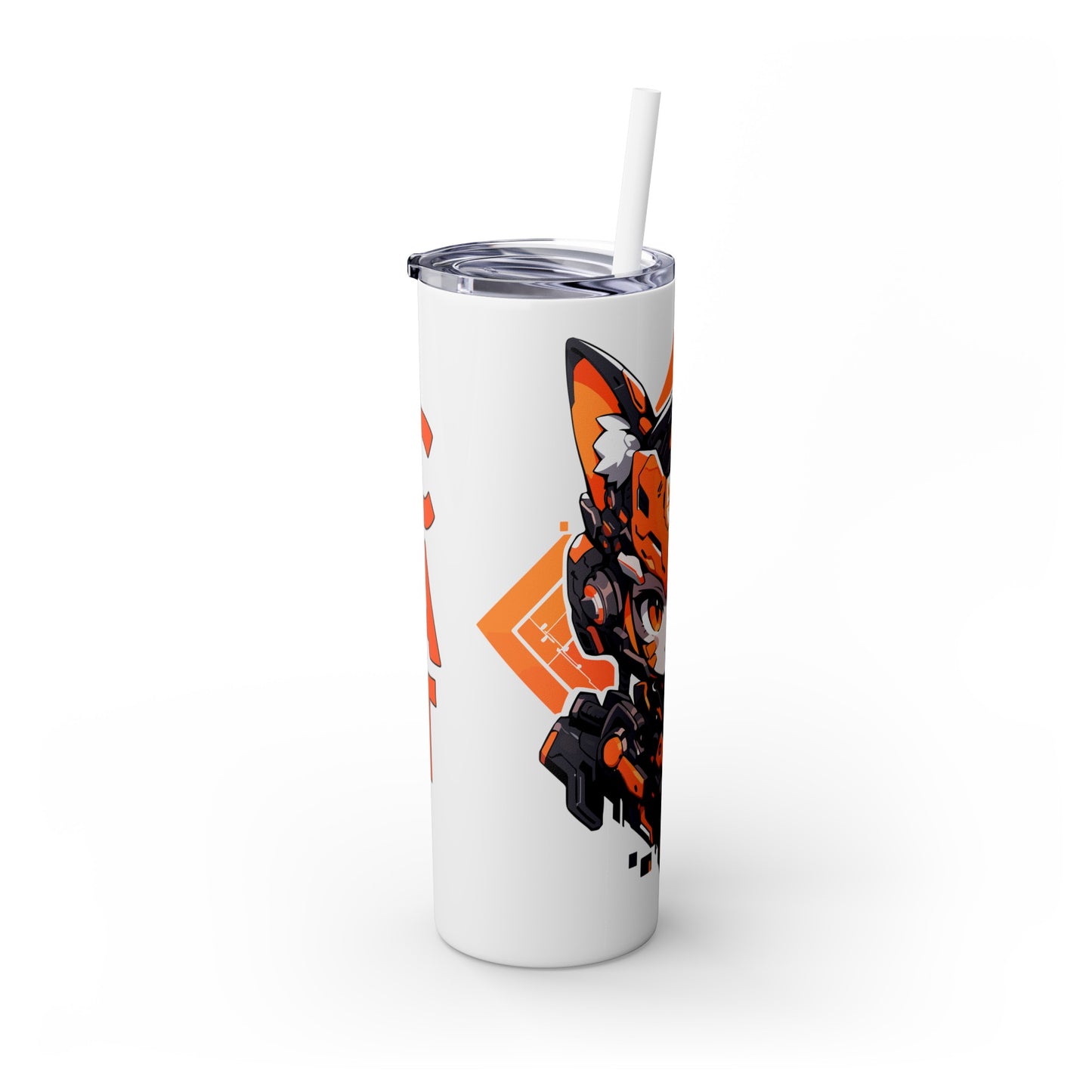 Mascot Logo, 20 Oz Tumbler, Stainless Steel, Leakproof T20-2405-Mascot-Cat-007