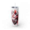 吉祥物标志，20盎司不锈钢杯，防漏 T20-2405-Mascot-Cat-009