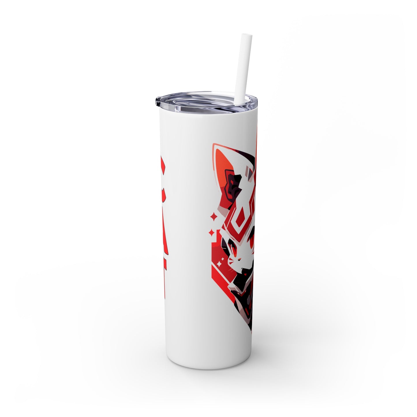 Mascot Logo, 20 Oz Tumbler, Stainless Steel, Leakproof T20-2405-Mascot-Cat-009