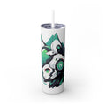 吉祥物标志，20盎司玻璃杯，不锈钢，防漏 T20-2405-Mascot-Cat-011