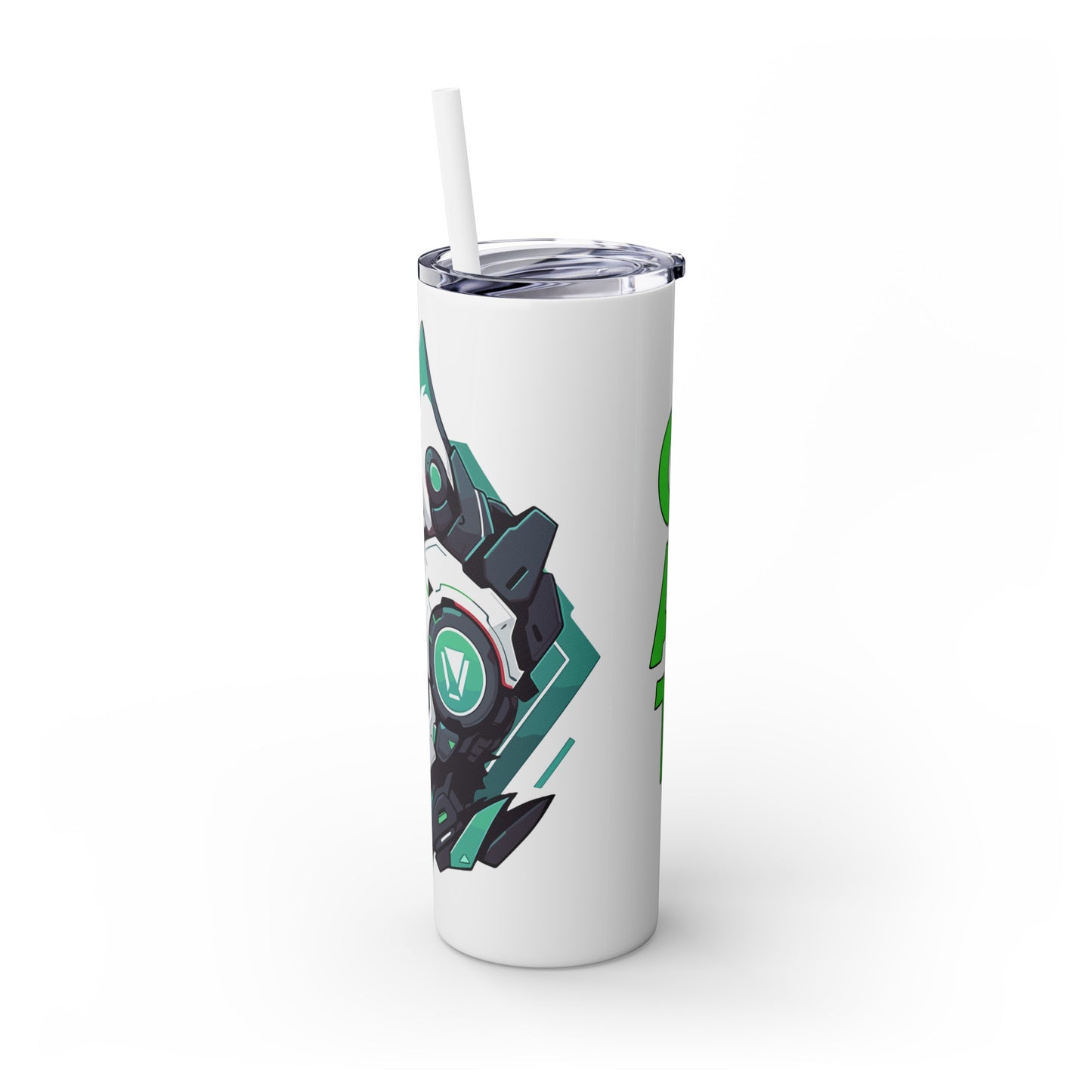 Mascot Logo, 20 Oz Tumbler, Stainless Steel, Leakproof T20-2405-Mascot-Cat-011