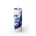 吉祥物标志，20盎司玻璃杯，不锈钢，防漏 T20-2405-Mascot-Cat-013