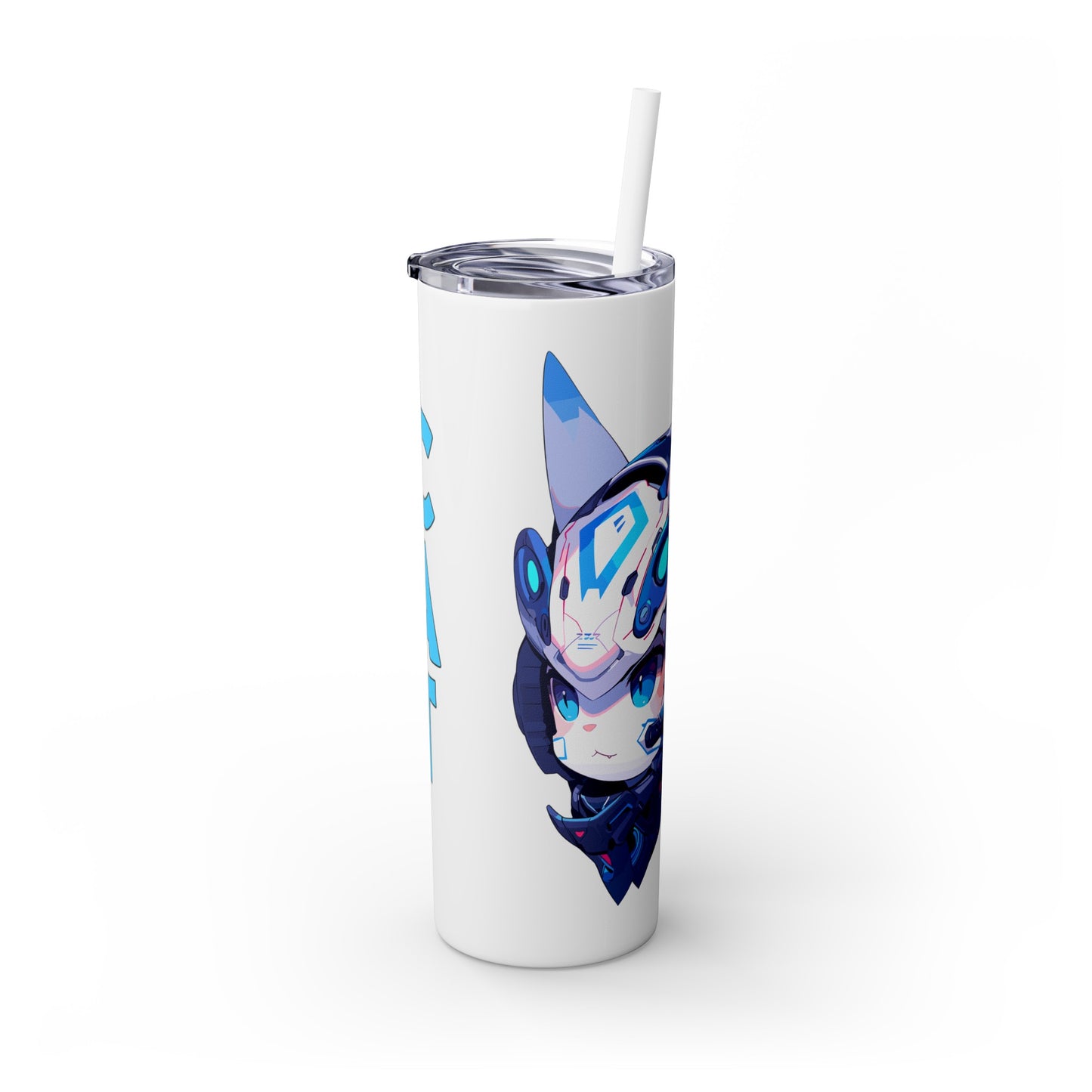 Mascot Logo, 20 Oz Tumbler, Stainless Steel, Leakproof T20-2405-Mascot-Cat-013