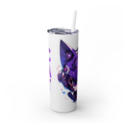 Mascot Logo, 20 Oz Tumbler, Stainless Steel, Leakproof T20-2405-Mascot-Cat-016