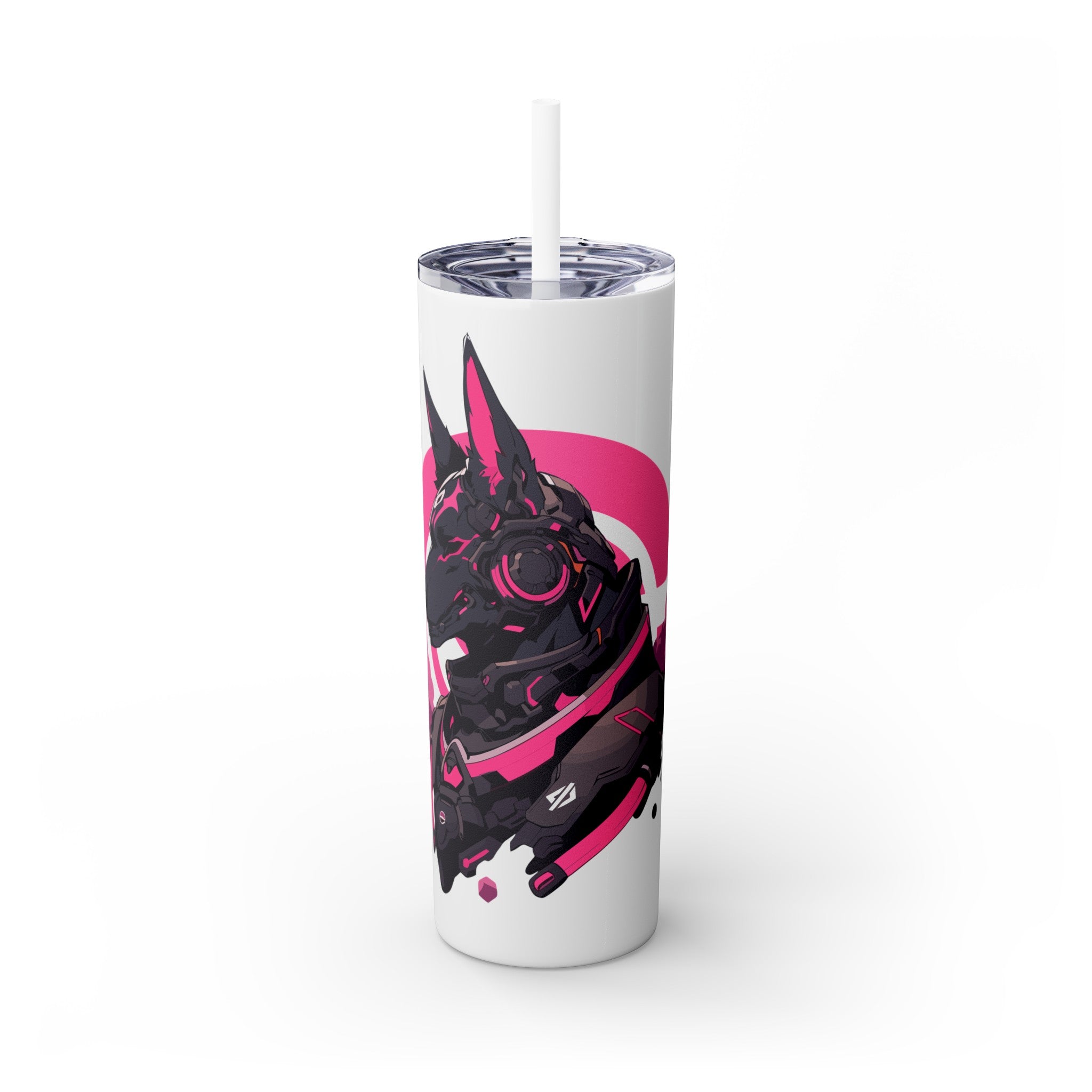 吉祥物标志，20盎司不锈钢杯，防漏 T20-2405-Mascot-Dog-001