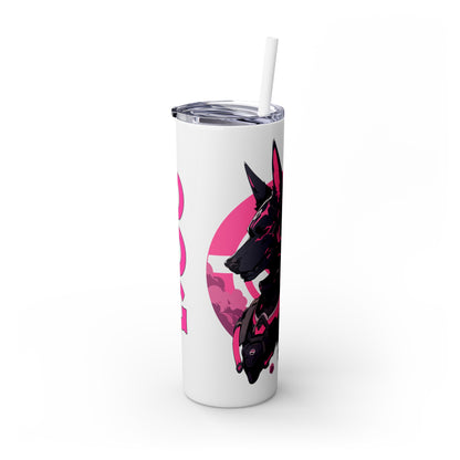 Mascot Logo, 20 Oz Tumbler, Stainless Steel, Leakproof T20-2405-Mascot-Dog-001