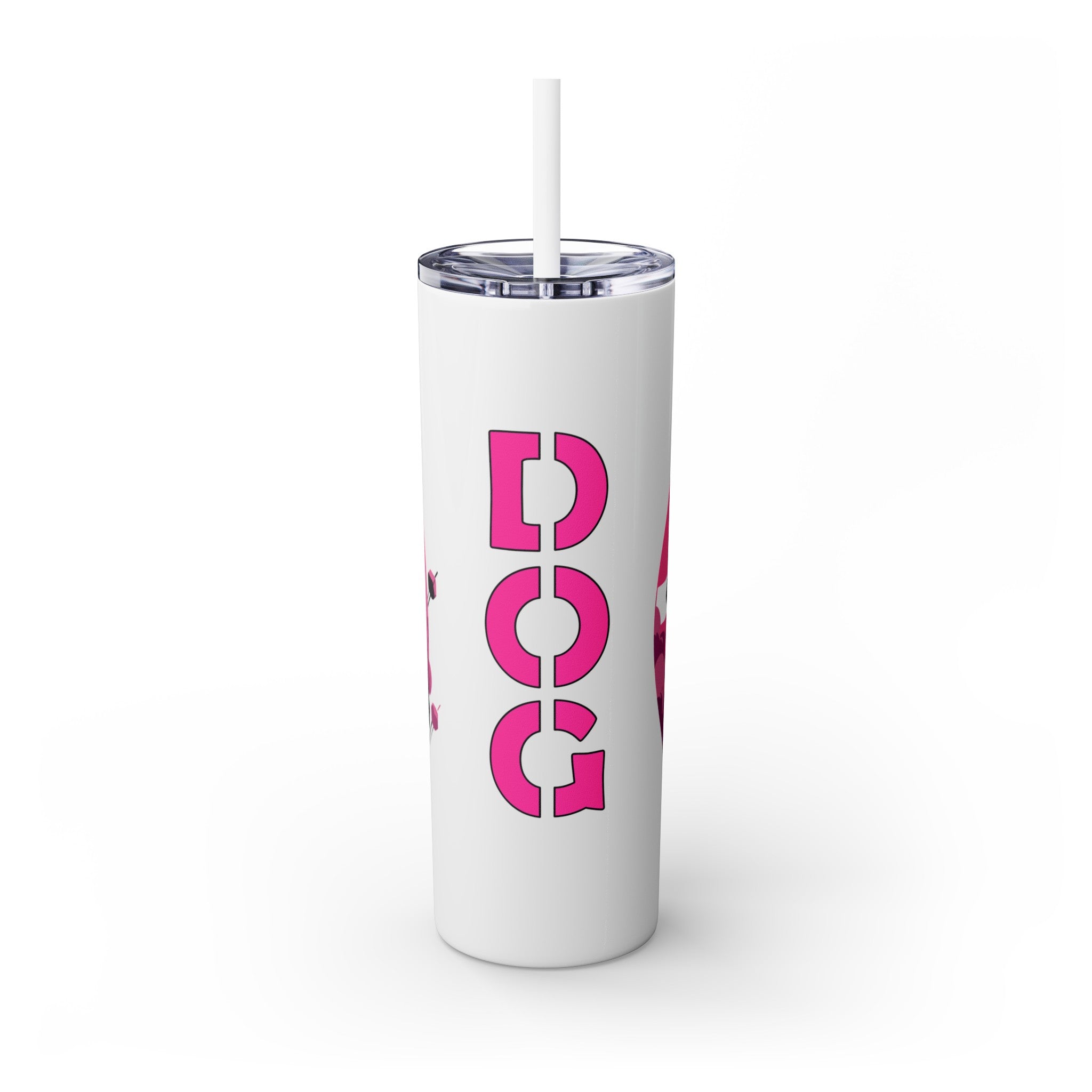 吉祥物标志，20盎司不锈钢杯，防漏 T20-2405-Mascot-Dog-001