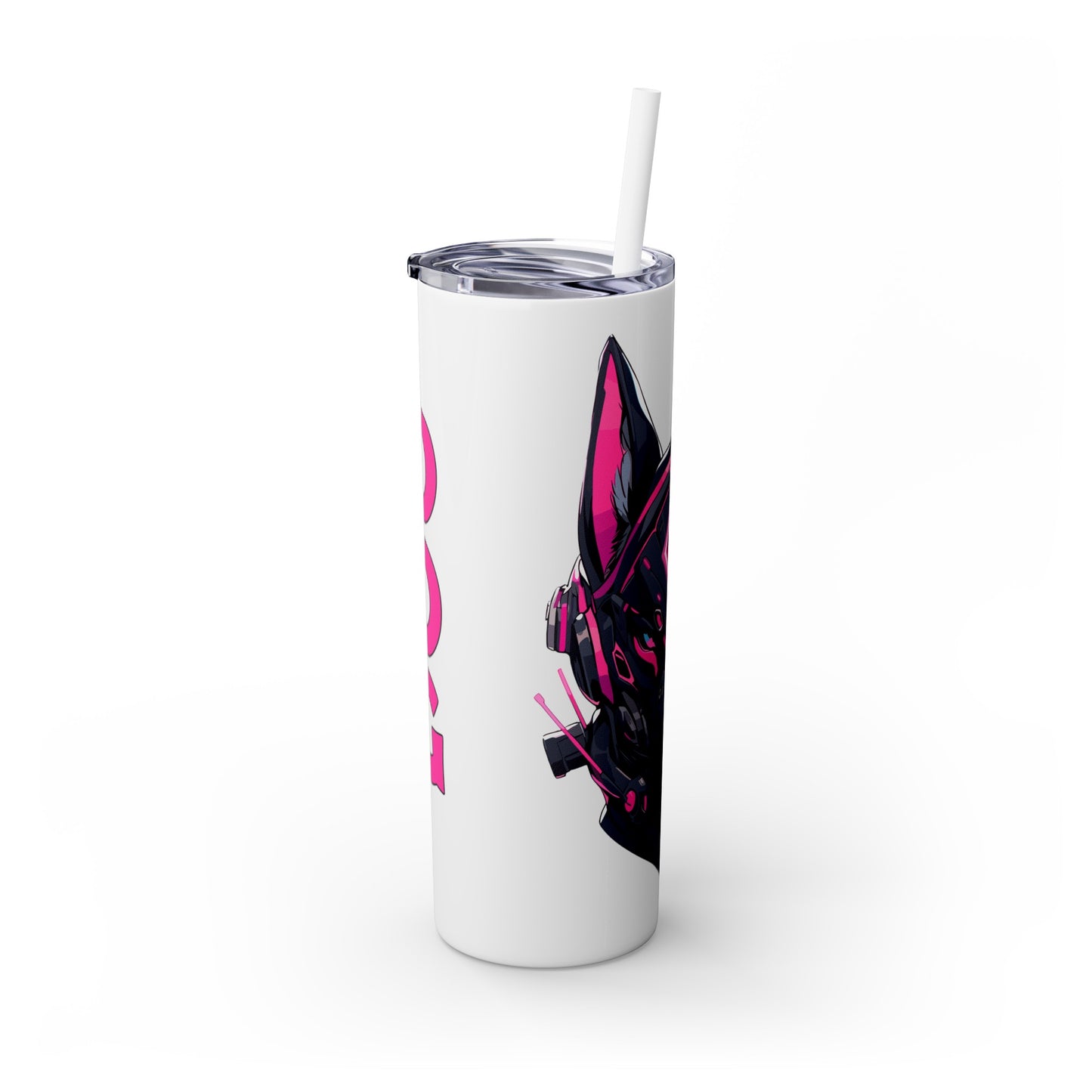 Mascot Logo, 20 Oz Tumbler, Stainless Steel, Leakproof T20-2405-Mascot-Dog-002