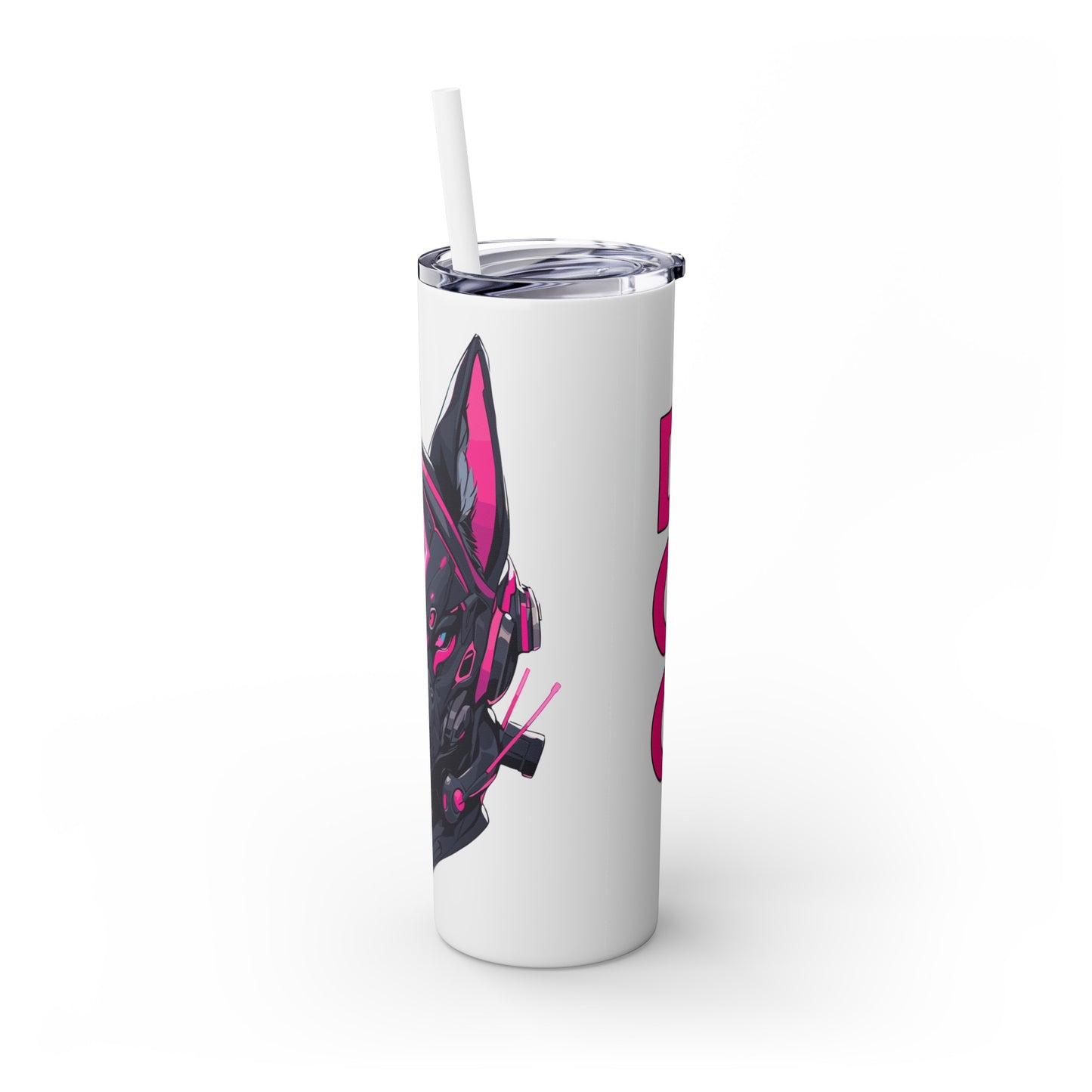 Mascot Logo, 20 Oz Tumbler, Stainless Steel, Leakproof T20-2405-Mascot-Dog-002