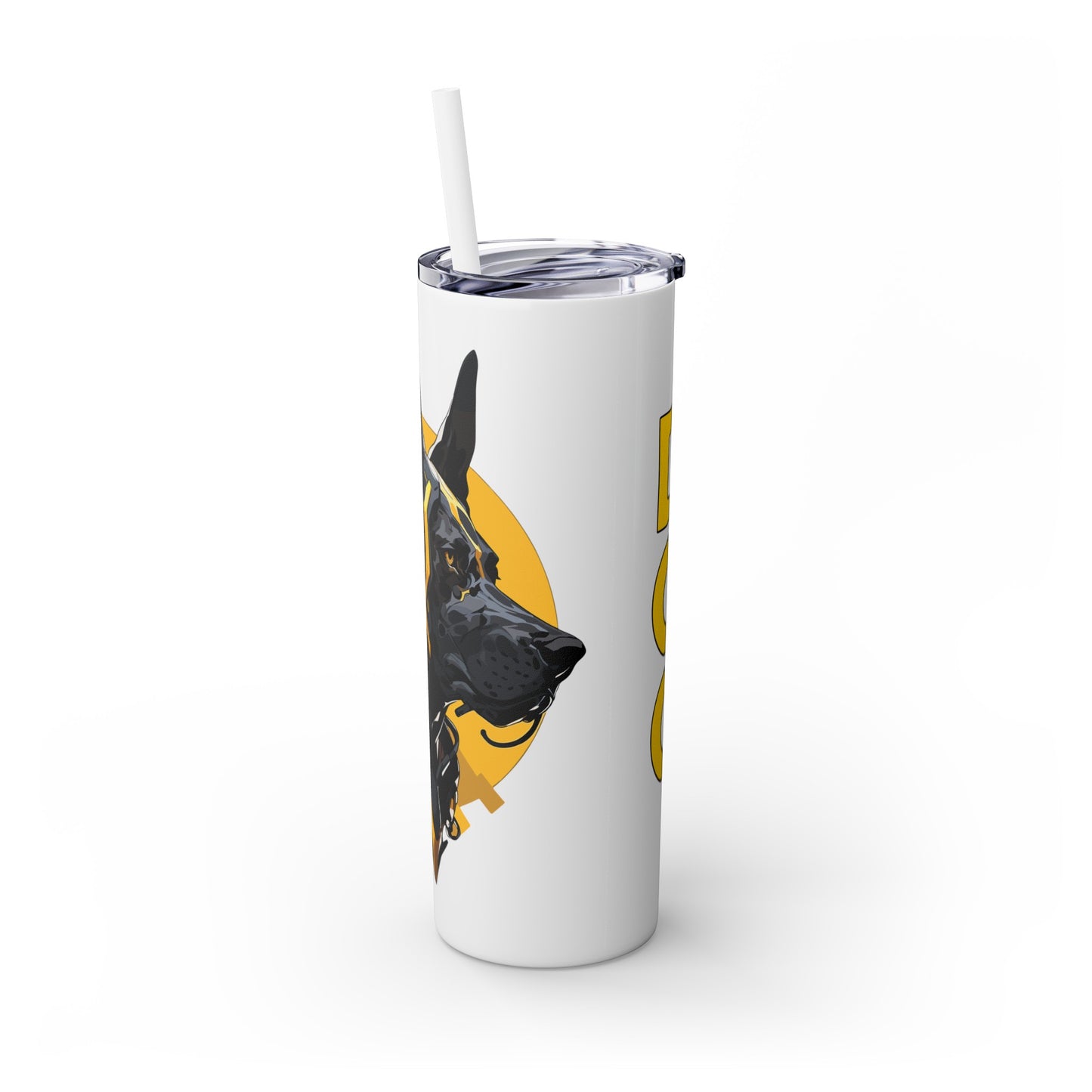 Mascot Logo, 20 Oz Tumbler, Stainless Steel, Leakproof T20-2405-Mascot-Dog-003