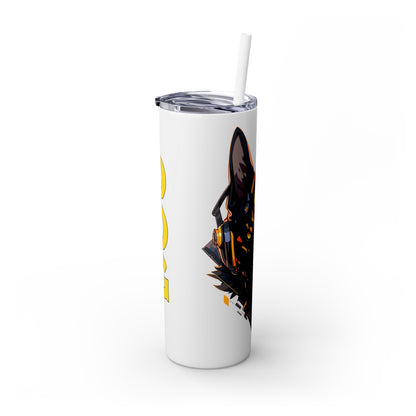 Mascot Logo, 20 Oz Tumbler, Stainless Steel, Leakproof T20-2405-Mascot-Dog-004