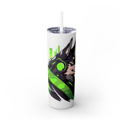 Mascot Logo, 20 Oz Tumbler, Stainless Steel, Leakproof T20-2405-Mascot-Dog-005