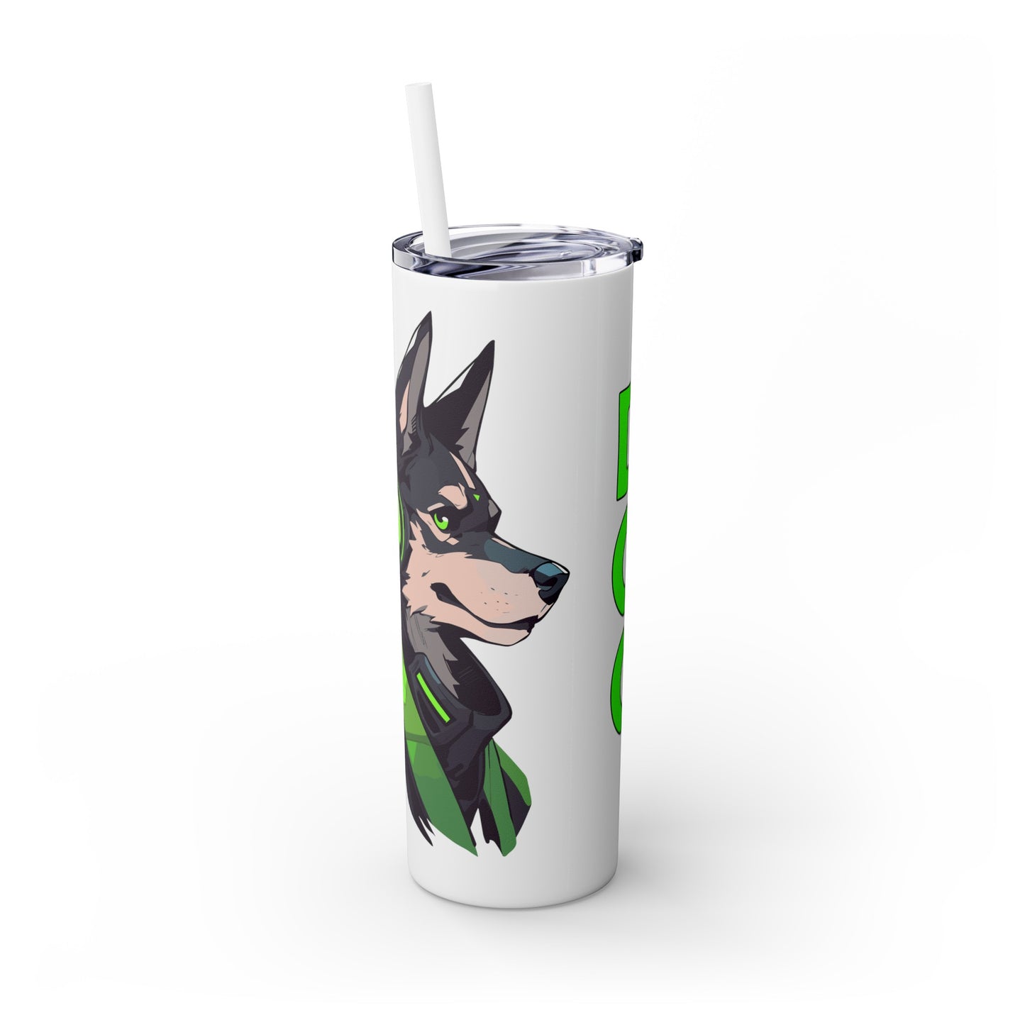 Mascot Logo, 20 Oz Tumbler, Stainless Steel, Leakproof T20-2405-Mascot-Dog-005