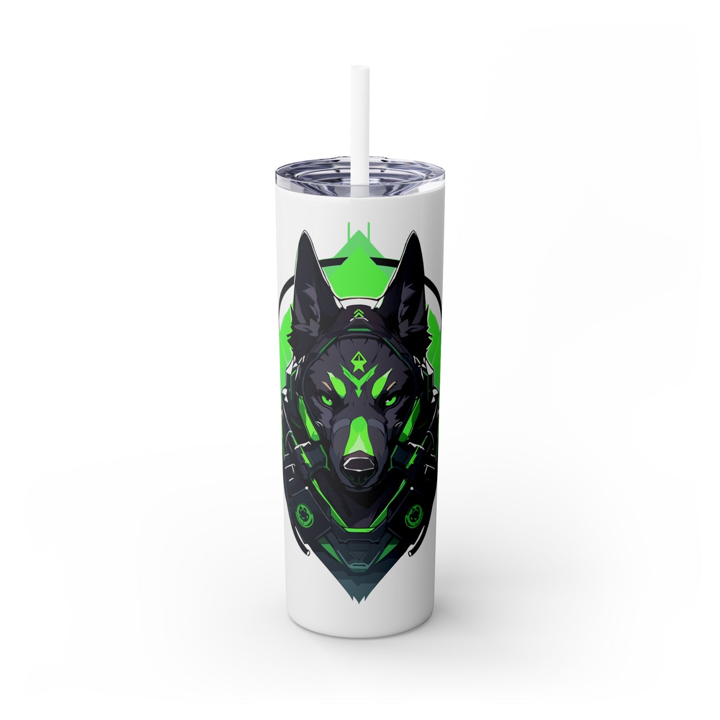 Mascot Logo, 20 Oz Tumbler, Stainless Steel, Leakproof T20-2405-Mascot-Dog-006