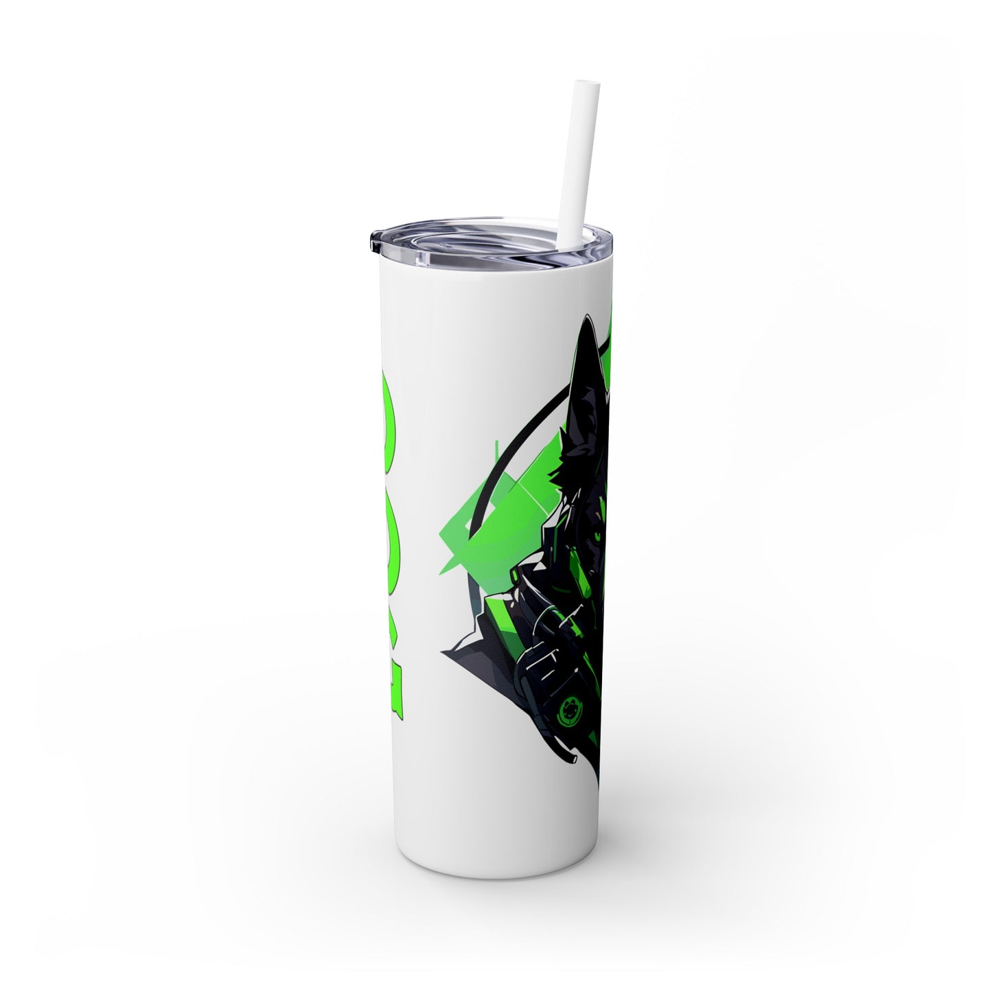 Mascot Logo, 20 Oz Tumbler, Stainless Steel, Leakproof T20-2405-Mascot-Dog-006