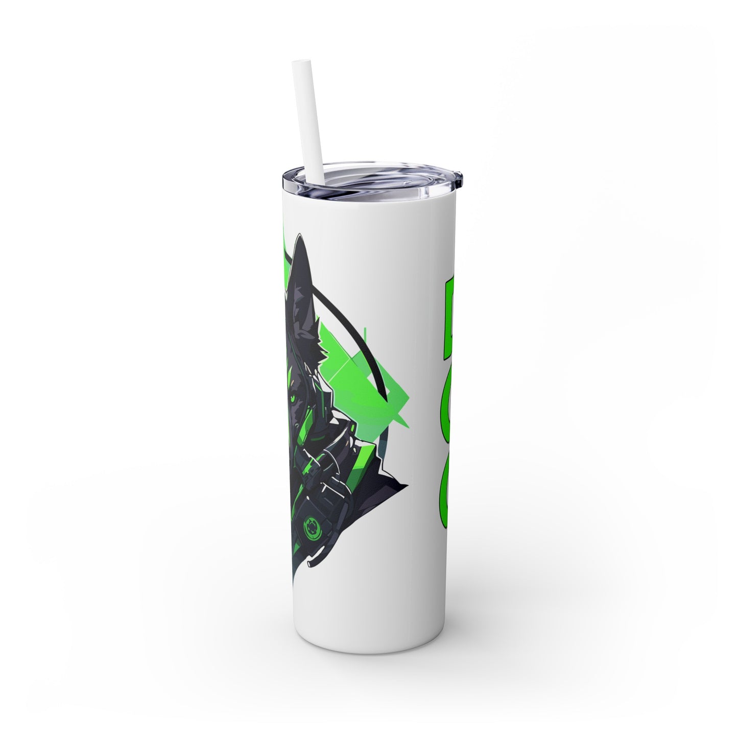 Mascot Logo, 20 Oz Tumbler, Stainless Steel, Leakproof T20-2405-Mascot-Dog-006