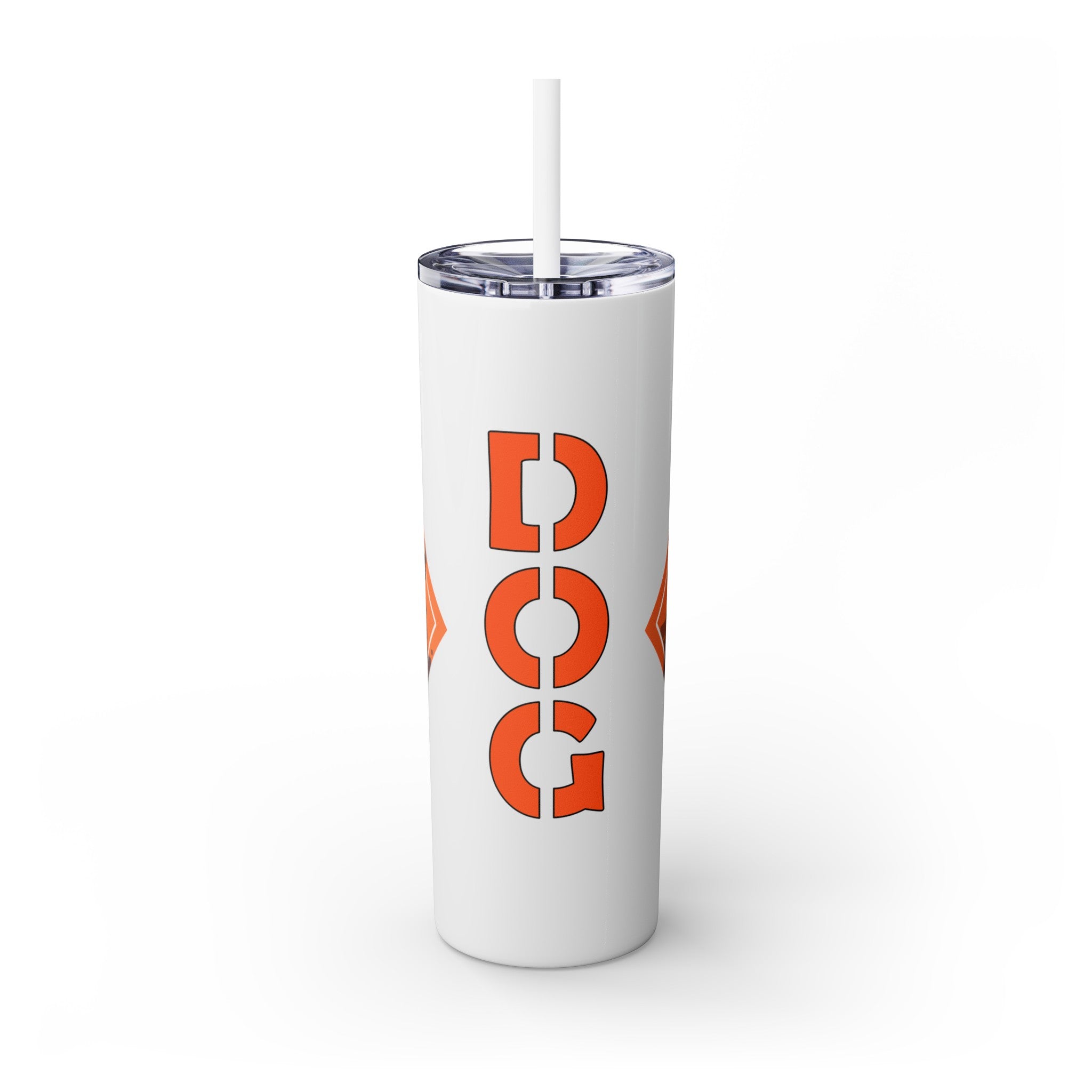 吉祥物标志，20盎司不锈钢杯，防漏 T20-2405-Mascot-Dog-007
