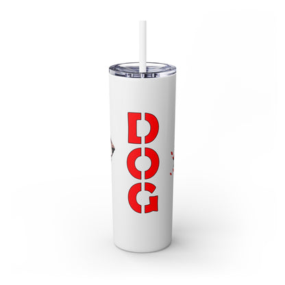 Mascot Logo, 20 Oz Tumbler, Stainless Steel, Leakproof T20-2405-Mascot-Dog-009