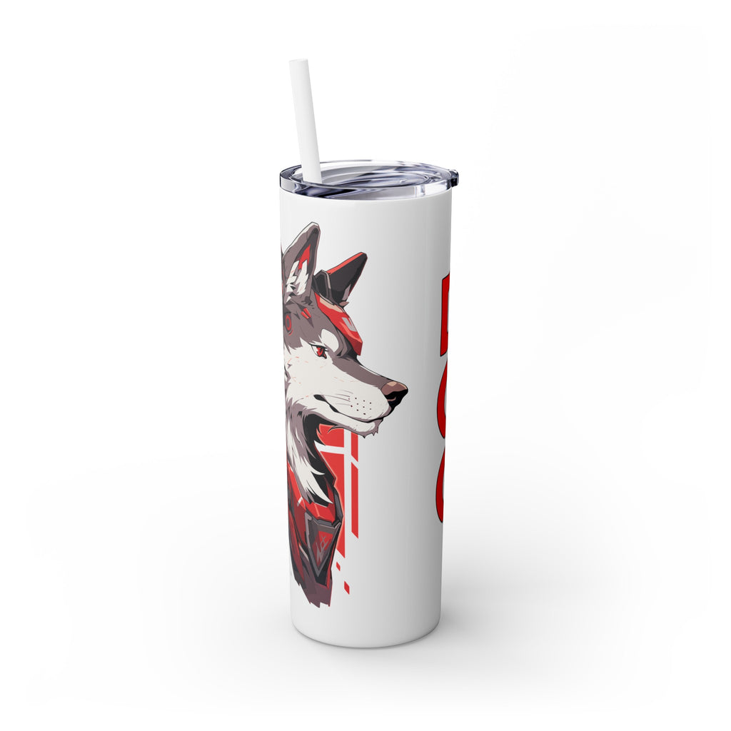 吉祥物标志，20盎司不锈钢防漏玻璃杯 T20-2405-Mascot-Dog-009